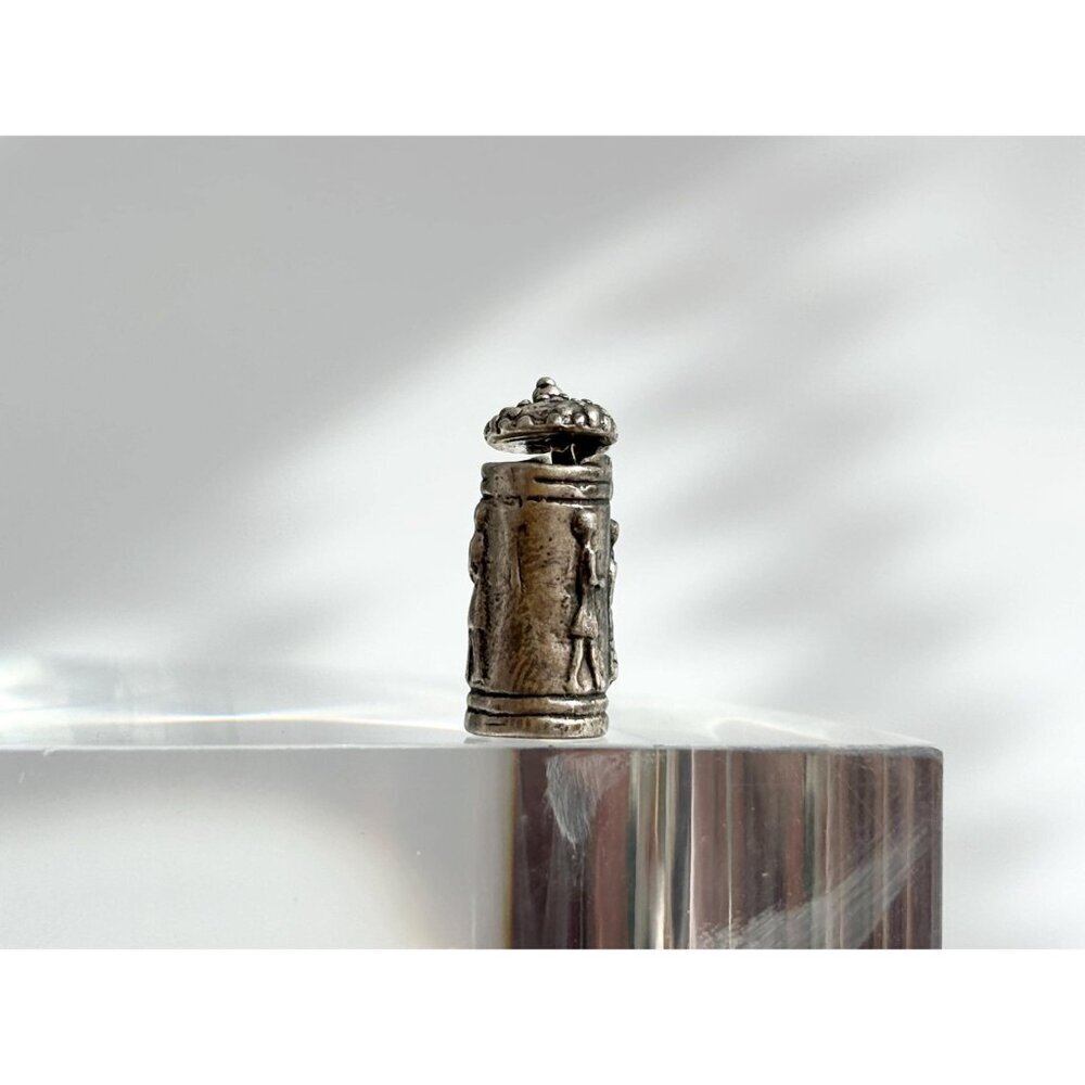 German Stein Mug Craft Beer Lidded Teeny Tiny Figural Vintage Pendant | Charm - Picture 3 of 11